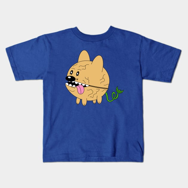 Walnut Puppy Kids T-Shirt by garciajey
